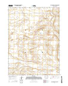 Black Rock Flat East 2015 topographic map thumbnail
