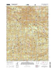 Blackhall Mountain 2015 topographic map thumbnail