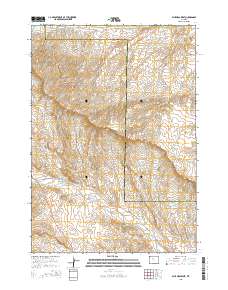 Blue Mesa West 2015 topographic map thumbnail