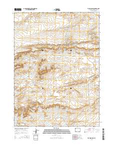 The Pinnacles 2015 topographic map thumbnail