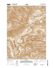 Deadman Butte 2015 topographic map thumbnail