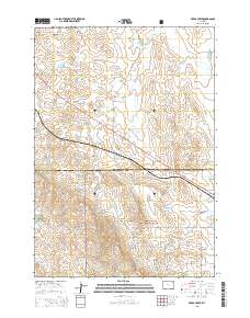 Freda Creek 2015 topographic map thumbnail