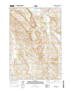 Wild Horse Hill 2015 topographic map thumbnail
