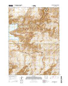Pathfinder Dam 2015 topographic map thumbnail