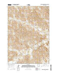Threemile Creek Reservoir 2015 topographic map thumbnail