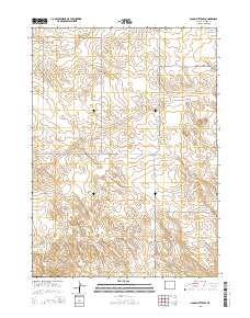Spoon Butte NW 2015 topographic map thumbnail