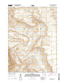 Walker Draw NW 2015 topographic map thumbnail