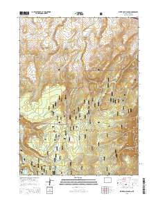 White Rock Canyon 2015 topographic map thumbnail
