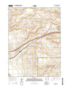 Wamsutter 2015 topographic map thumbnail