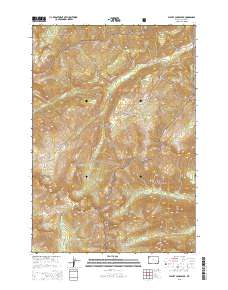 Plenty Coups Peak 2015 topographic map thumbnail