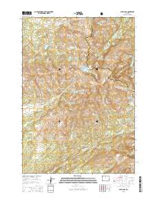 Shell Lake 2015 topographic map thumbnail