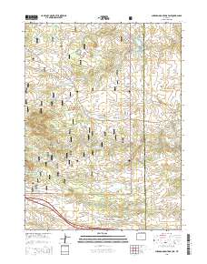 Sherman Mountains East 2015 topographic map thumbnail