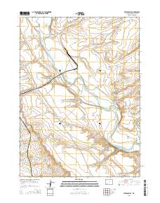 Stevens Flat 2015 topographic map thumbnail