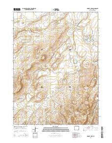 Downey Lakes 2015 topographic map thumbnail