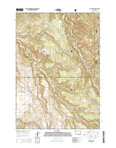 Dry Draw 2015 topographic map thumbnail