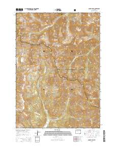 Dunrud Peak 2015 topographic map thumbnail