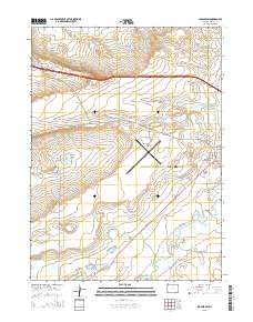 Laramie SW 2015 topographic map thumbnail