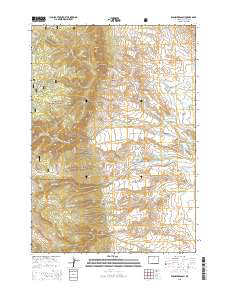 Klondike Ranch 2015 topographic map thumbnail