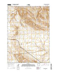 Waltman NW 2015 topographic map thumbnail