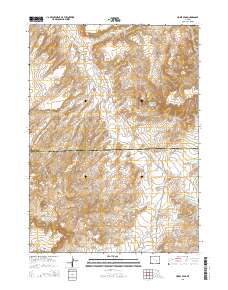 Horse Peak 2015 topographic map thumbnail