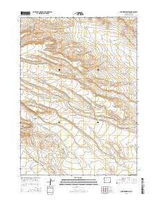 Budd Reservoir 2015 topographic map thumbnail