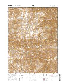 Bull Camp Peak 2015 topographic map thumbnail