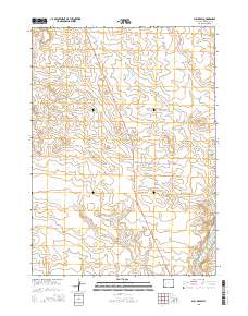Bull Draw 2015 topographic map thumbnail