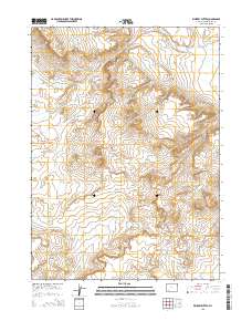 Whiskey Buttes 2015 topographic map thumbnail