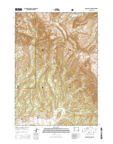 Doubletop Peak 2015 topographic map thumbnail