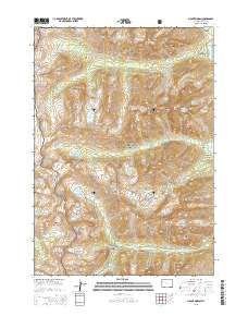 Mount Moran 2015 topographic map thumbnail