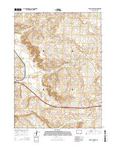 Bitter Creek NW 2015 topographic map thumbnail