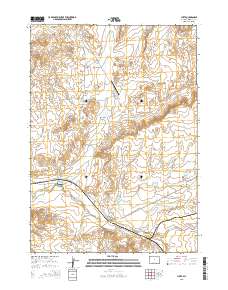 Lysite 2015 topographic map thumbnail