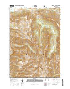 Thorofare Plateau 2015 topographic map thumbnail