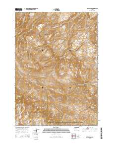 Kates Basin 2015 topographic map thumbnail