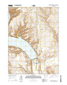 Fontenelle Reservoir SE 2015 topographic map thumbnail