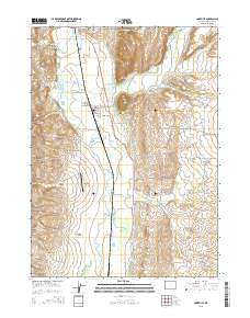 Cokeville 2015 topographic map thumbnail