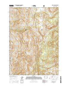Gravel Peak 2015 topographic map thumbnail
