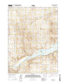 Ferris Lake 2015 topographic map thumbnail