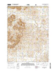 Coal Bank Draw 2015 topographic map thumbnail