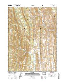 Coal Creek 2015 topographic map thumbnail