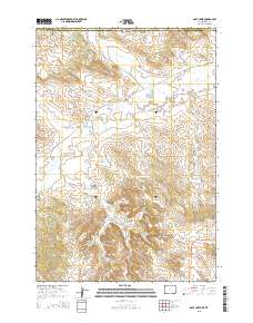 Gaff Creek 2015 topographic map thumbnail