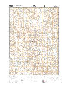 Clareton 2015 topographic map thumbnail
