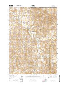Dry Fork Ranch 2015 topographic map thumbnail
