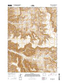 Firehole Basin 2015 topographic map thumbnail