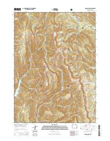 Graham Peak 2015 topographic map thumbnail