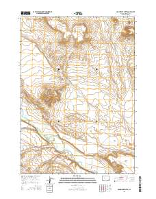 Crowheart Butte 2015 topographic map thumbnail