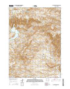 La Prele Reservoir 2015 topographic map thumbnail