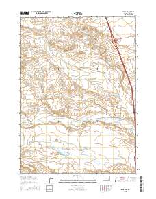 Lewis Flat 2015 topographic map thumbnail