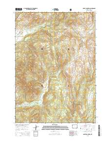 Gravel Mountain 2015 topographic map thumbnail