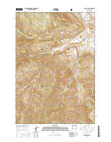 Hunter Peak 2015 topographic map thumbnail